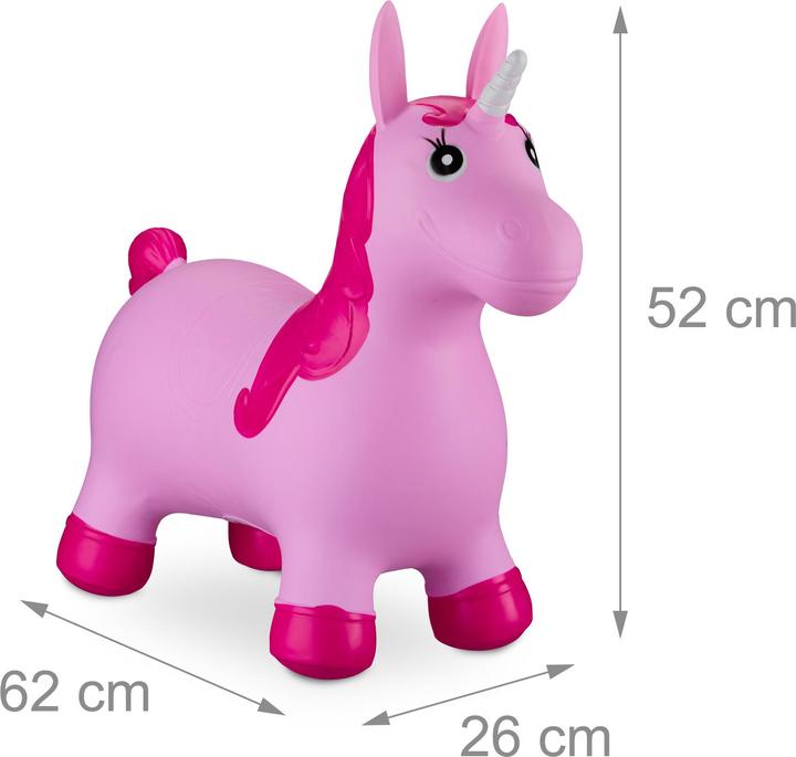 Immagine prodotto Relaxdays Hüpftier Einhorn