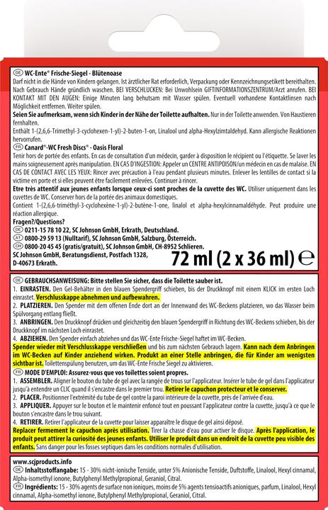 Produktbild WC-Ente Nachfüller Blütenoase