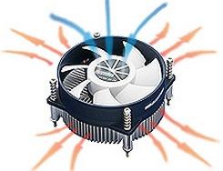 Actual product image Titan TTC-NA32TZ/R Processor Cooler (59 mm)