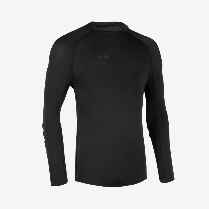 Kipsta Damen/Herren Funktionsshirt Schutzshirt Torwart - 900 schwarz (L)