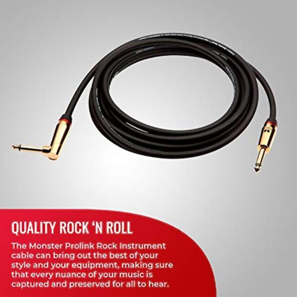 Image du produit Monster Prolink Rock (3.70 m, jack 6.3mm)