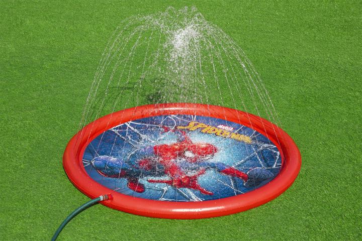 Immagine prodotto Bestway Tappeto gonfiabile per piscina con fontana Spider-Man 165 cm 98792