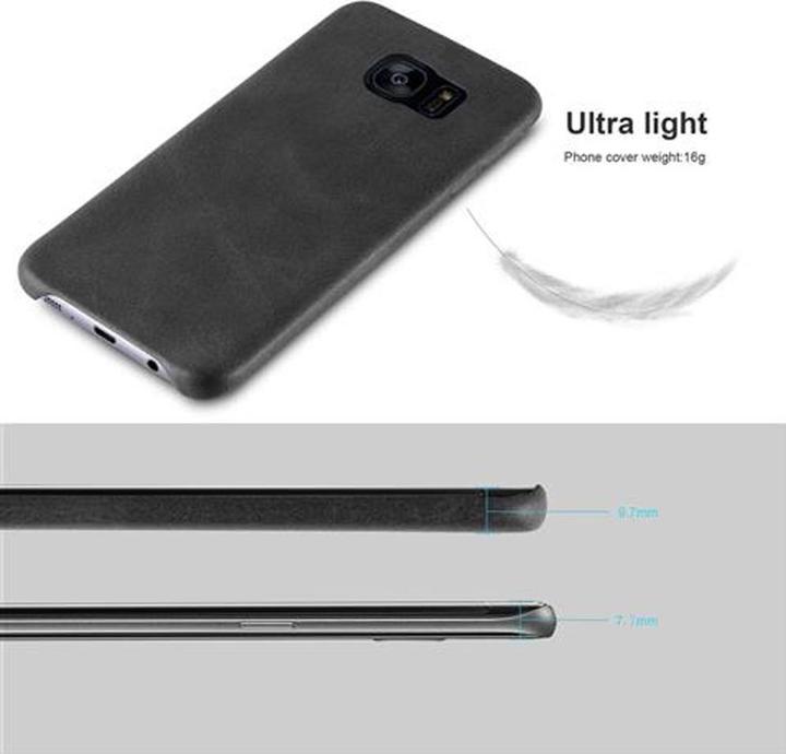 Produktbild Cadorabo Hard Cover Kunstleder mit Struktur (Samsung Galaxy S7 Edge)