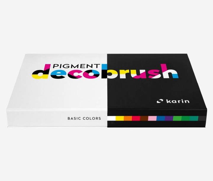 Actual product image Karin PIGMENT DECO BRUSH - Brush Marker (Multicoloured, 12 x)