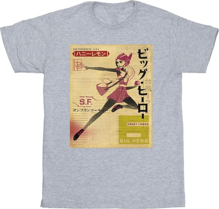 Image du produit Disney - T-shirt BIG HERO BAYMAX HONEY LEMON NEWSPAPER - Homme (XXL)