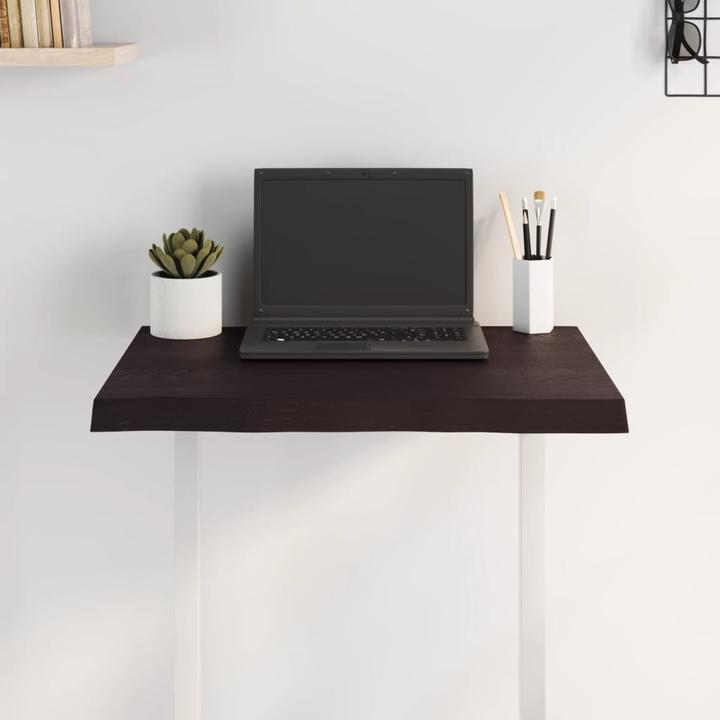 Image du produit VidaXL Tischplatte 60x50x4 cm Massivholz Eiche Behandelt (60 x 50 x 4 cm)