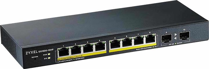 Actual product image Zyxel GS1900 (10 Ports)