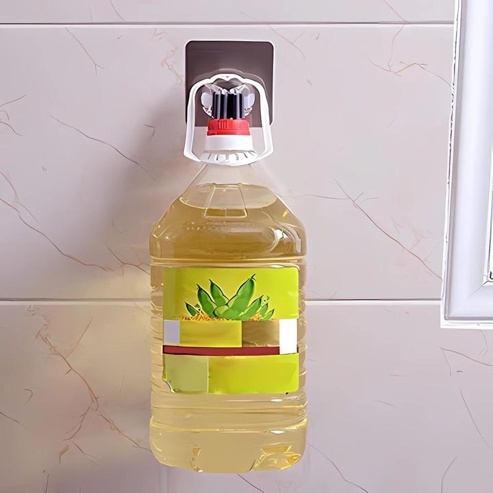 Produktbild König Design 1-10 Mop Besen Halter Selbstklebend Besenhalterung Kein Bohren Gerätehalter Wand (1 Stk.)