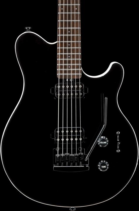 Actual product image Electric Guitar, S.U.B., Axis AX3, Black (Electric guitar, Maple, Mahogany, Aluminium, NATO)