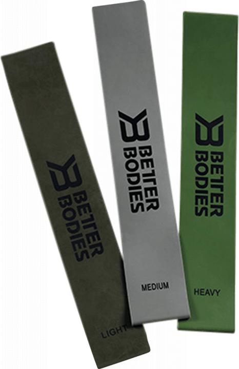 Actual product image Better Bodies Resistance Mini Band 3-Pack (Easy, Strong, Medium)