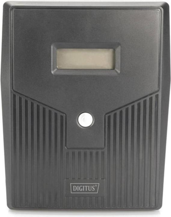 Produktbild Digitus Line Interactive USV 1000VA/600W schwarz mit LCD 4xSchuko RJ11/RJ45 1xRS232 1xUSB AVR H160xB350xT... (1000 VA, 600 W, Line-Interaktiv USV)