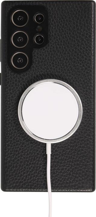 Produktbild PhoneLook Hülle Vollständig genarbtes Luxuskalbsleder mit Metallknöpfen und MagSafe (Samsung Galaxy S24 Ultra)