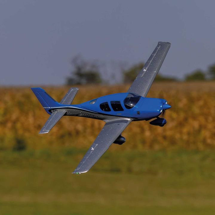 Image du produit E-Flite FLIEGER UMX Cirrus SR22T 732mm BNF BNF Basic mit AS3X und SAFE Select (Multi moteur)