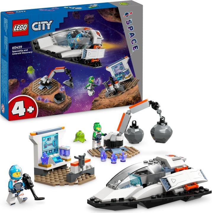 Immagine prodotto LEGO Recupero di un asteroide nello spazio (60429, LEGO City)