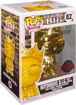 Image du produit Funko POP! The Notorious B.I.G. avec Couronne Chrome Gold Toy Tokyo 2020