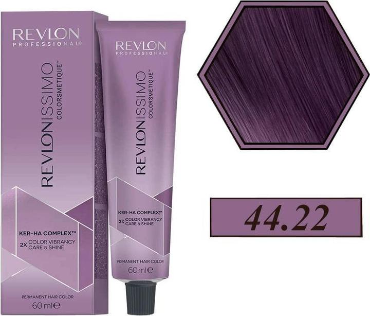 Produktbild Revlon Professional Colorsmetique 44.22 Burgund Intensiv (Mittelbraun Mahagoni-Irisé)