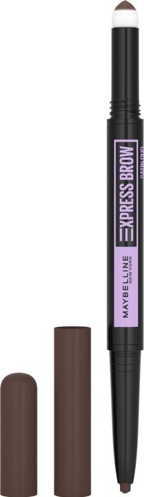 Actual product image Maybelline New York Brow Satin Duo 04 Dark Brown (4 Dark Brown)