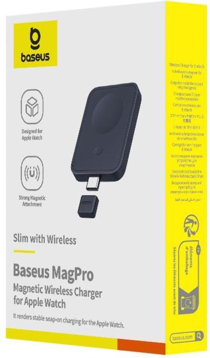 Immagine prodotto Baseus MagPro 2.5W Magnetic Inductive Charger for Apple Watch - Black (2.50 W)