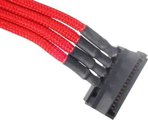 Produktbild Silverstone ATX Extension 4-4(SATA)Pin rot