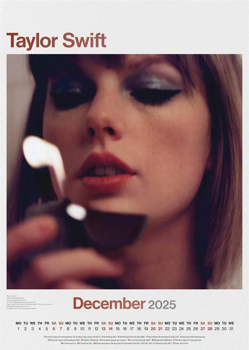 Produktbild Taylor Swift Wandkalender 2025 A3 (A3)