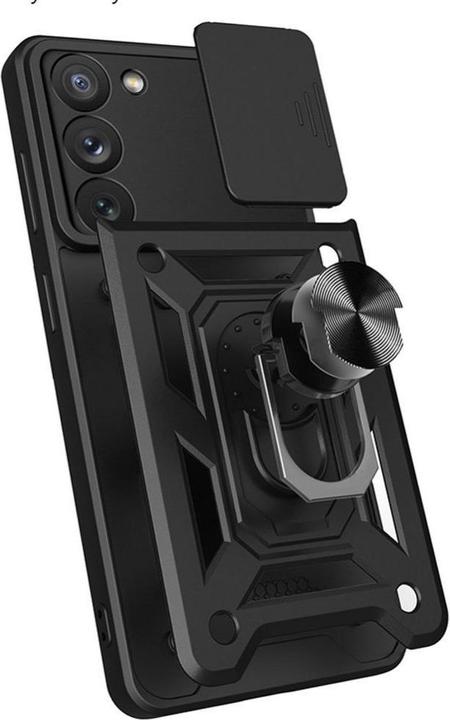 Immagine prodotto Hurtel Custodia Hybrid Armor Camshield per Samsung Galaxy S23+ Custodia blindata con copertura della (Samsung Galaxy S23+)