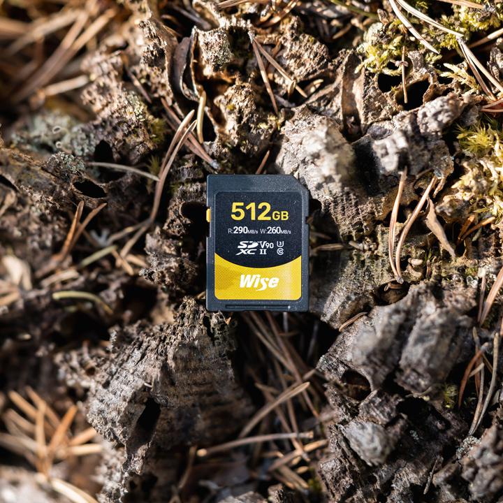 Produktbild Wise 512GB SDXC UHS II V90 Memory Card (512 GB, SDXC, U3, UHS-II)