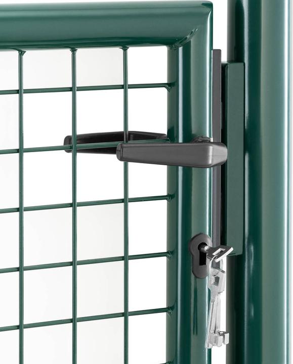 Produktbild Wiesenfield Gartentor Metall Gartentür Zauntor Stabmattenzaun-Tor 107.5 x 150 cm abschliessbar