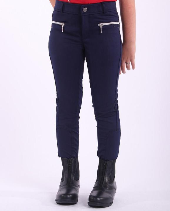 Image du produit Qhp pantalon équitation full grip fille tanya (128)