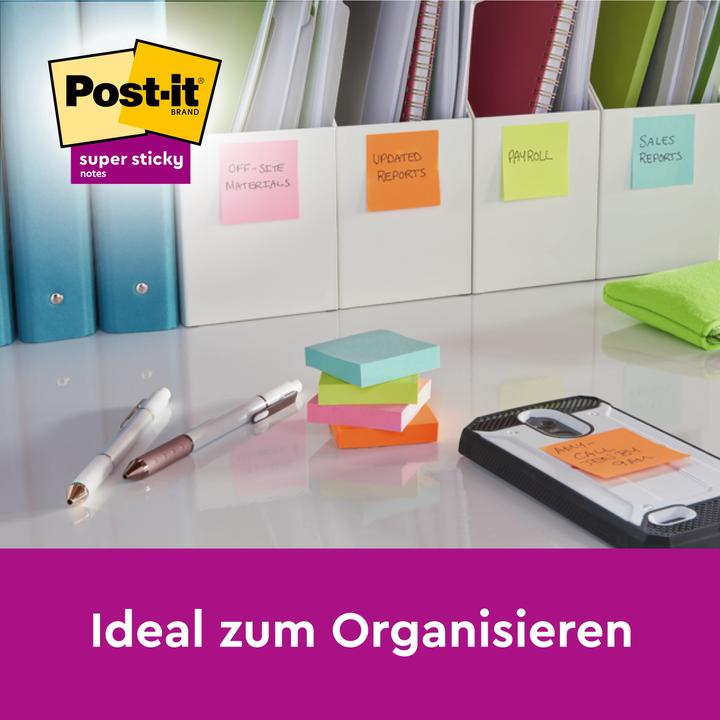 Image du produit Post-it Super Sticky Notes Rio (48 x 48 mm)