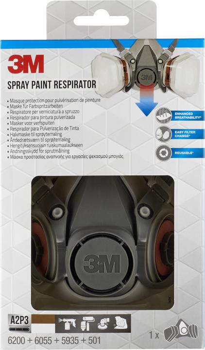 Image du produit 3M Masque de protection respiratoire (A2P3, 1 x)