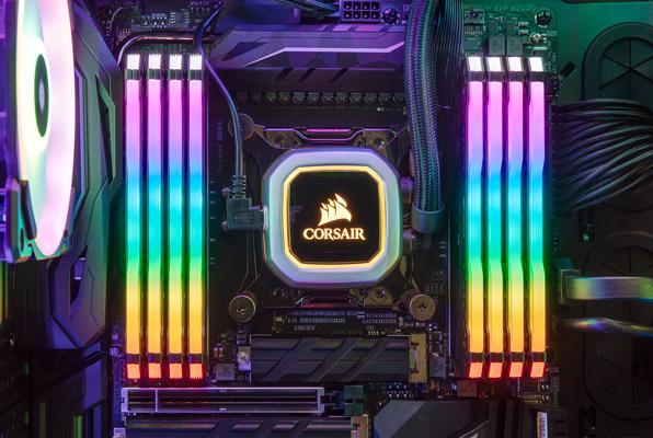 Actual product image Corsair Vengeance RGB Pro (4 x 16GB, 2933 MHz, DDR4-RAM, DIMM)