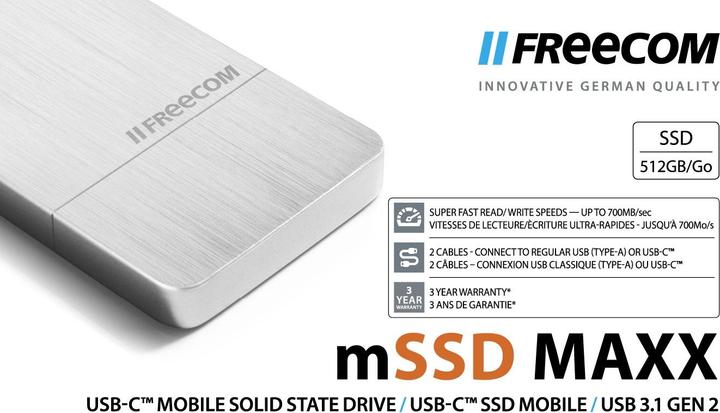 Actual product image Freecom EXT MSSD512GB MAXX (512 GB)