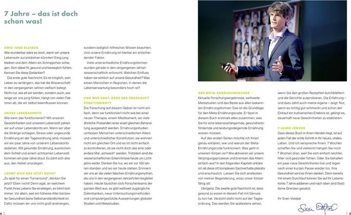 Actual product image 7 Jahre jünger in 7 Wochen (German, Bettina Matthaei, Prof Dr Sven Voelpel, 2023)