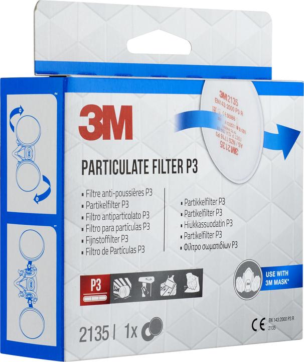 Produktbild 3M Partikelfilter (Atemschutzmaske Ersatzfilter)