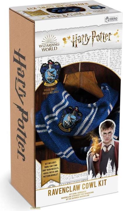 Immagine prodotto Thumbs Up Harry Potter Set per lavorare a maglia Sciarpa a tubo Ravenclaw