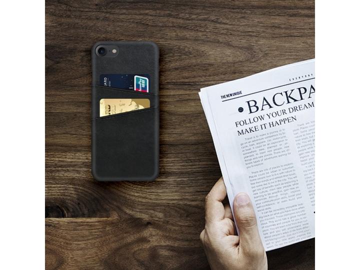 Produktbild Screenguard Apple iPhone 6/6S CardCaddy Leder Backcase mit Kartenfächern (Apple iPhone 6)
