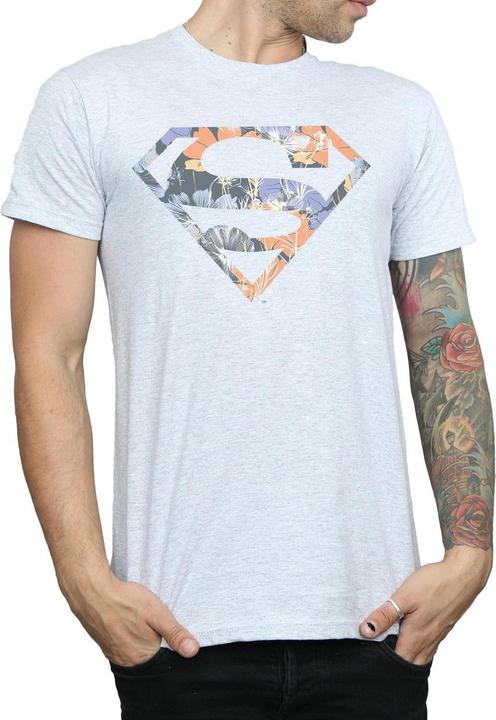 Image du produit - T-shirt SUPERMAN FLORAL LOGO - Homme (3XL)