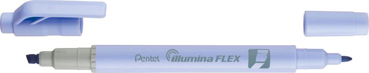 Produktbild Pentel Papiermarker illumina FLEX 1.0-3.5 mm, Pastell Blau (Blau, 3.50 mm, 1 x)