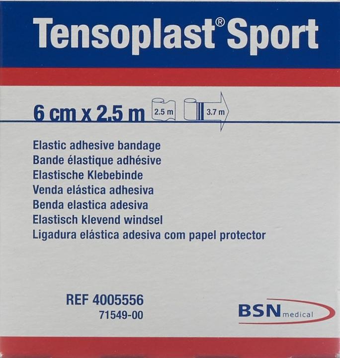Produktbild BSN Tensoplast® Sport 6 x 2.5 m weiss (2.50 m)