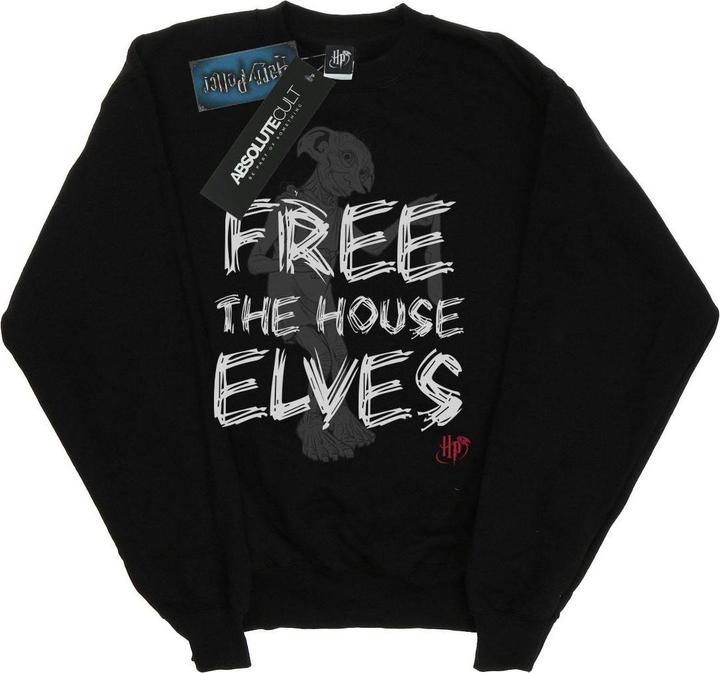 Actual product image Girls Dobby Free The House Elves Sweatshirt (116)