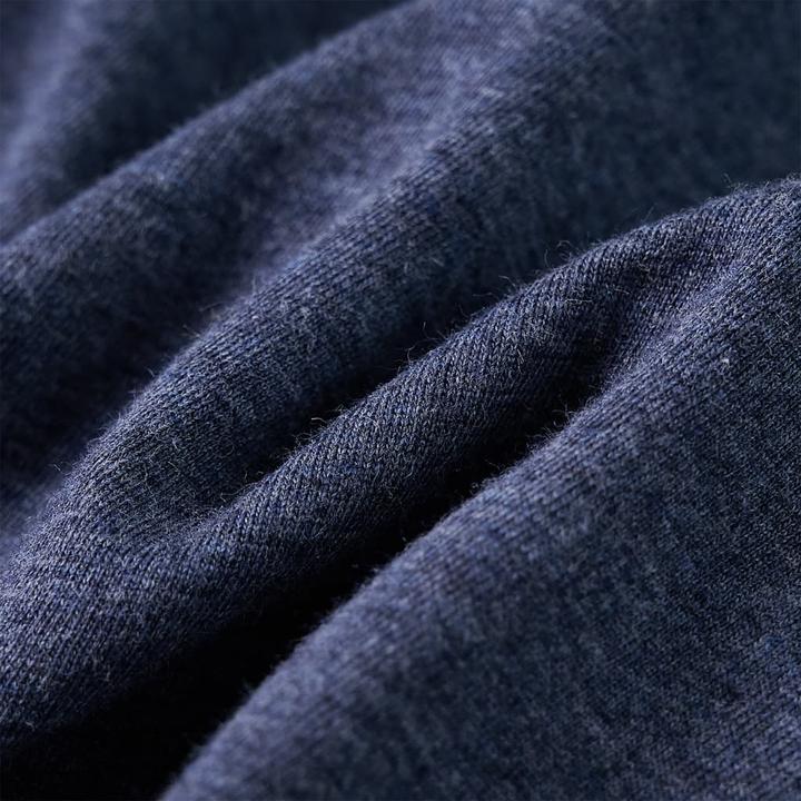 Actual product image VidaXL Children's long-sleeved shirt dark blue melange 92,Material: 100 (92)