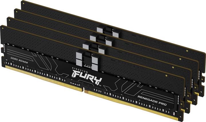 Immagine prodotto Kingston D5 64GB 4800-36 Renegade PRO ECC K4 KFY KF548R36RBK4-64 (4 x 16GB, 4800 MHz, RAM DDR5, DIMM)