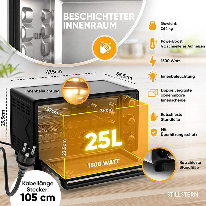 Image du produit Stillstern Mini-four à chaleur tournante