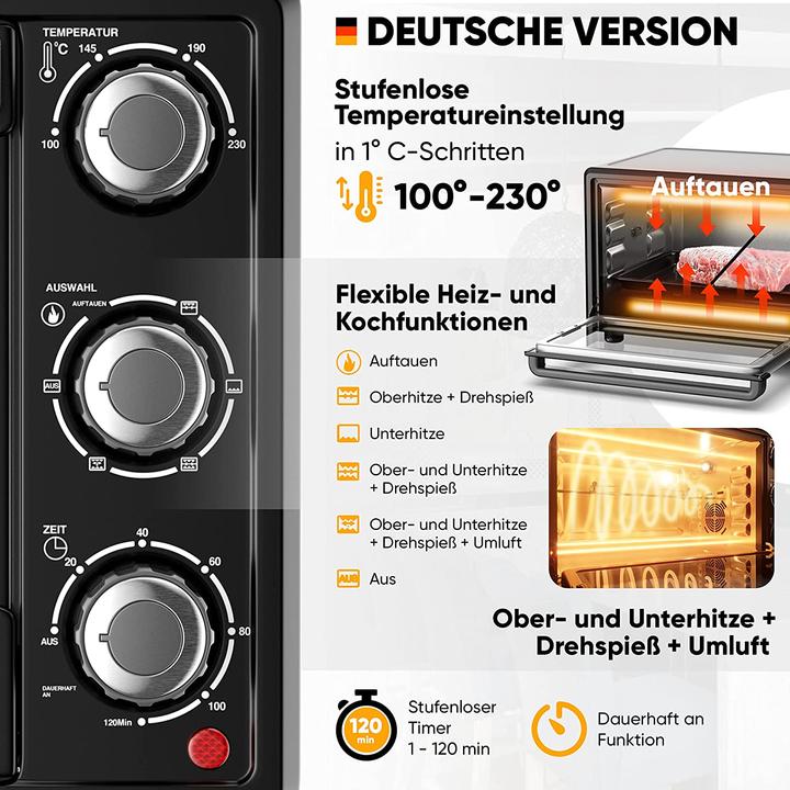 Image du produit Stillstern Mini-four à chaleur tournante