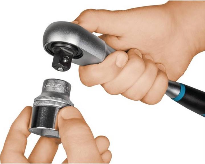 Immagine prodotto HAZET Leva a cricchetto reversibile con dentatura fine HiPer ∙ con bloccaggio di sicurezza 863HPS ∙… (1/4")