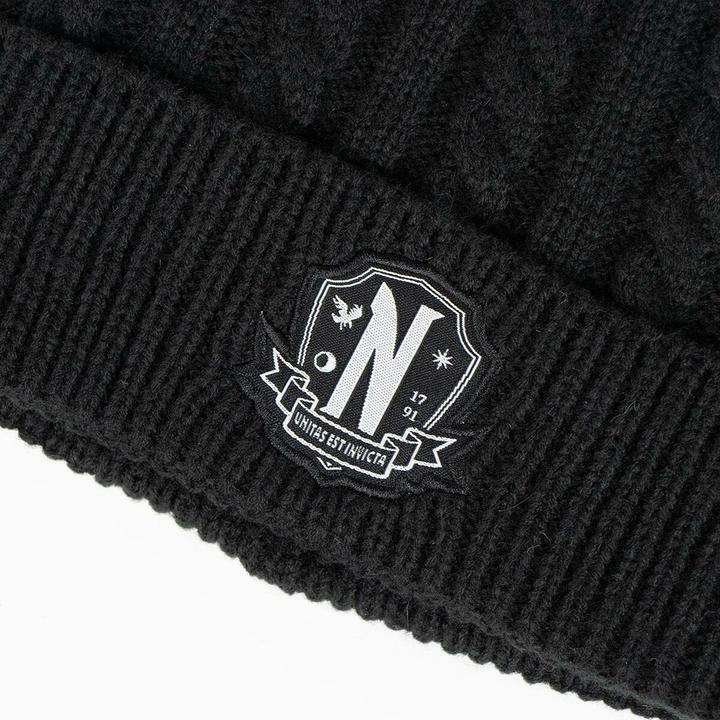 Actual product image Cerdá Wednesday Beanie & Gloves Set Nervermore