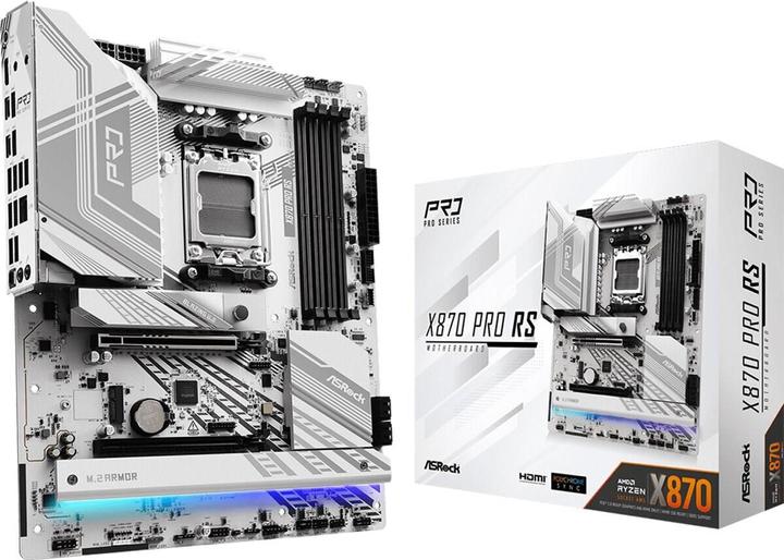 Actual product image AsRock X870 PRO RS (AM5, AMD X870, ATX)