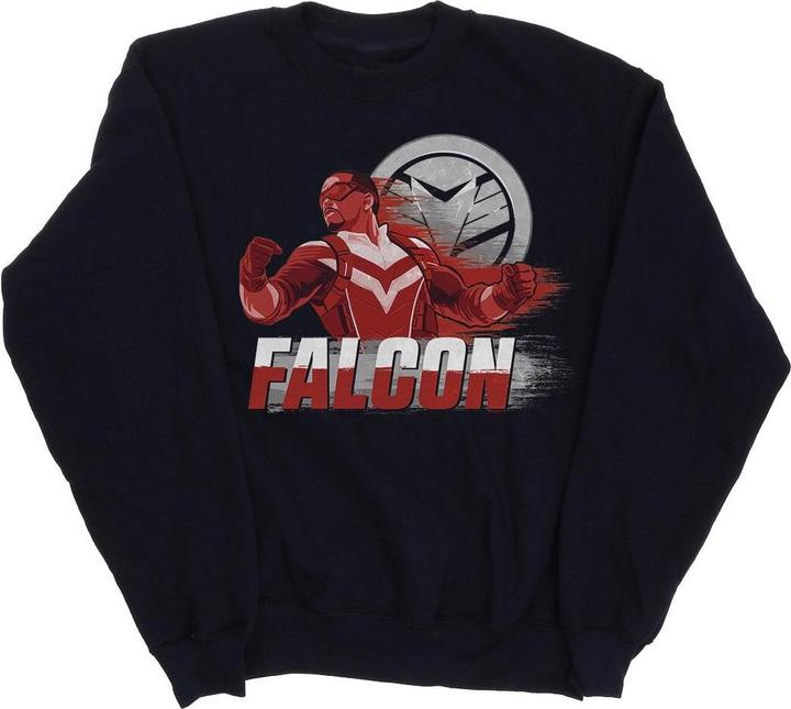 Produktbild The Falcon And The Winter Soldier Falcon Red Fury Sweatshirt Jungen (152, 158)