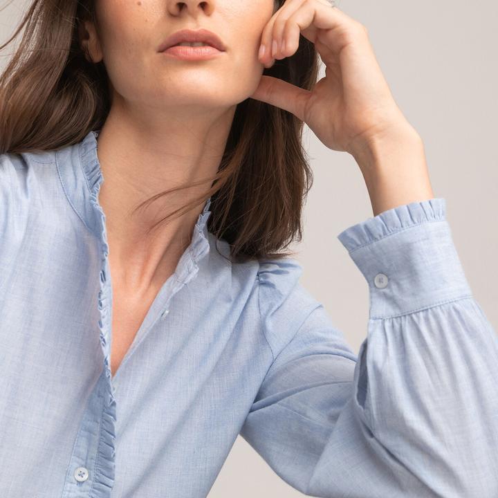 Image du produit La Redoute Collections Blouse à manches longues (42)