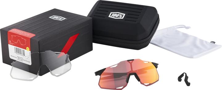 Immagine prodotto 100% Hypercraft XS (Soft Tact Black, Hiper Red)